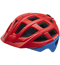 KED KAILU - casco bici - bambino, Red/Light Blue