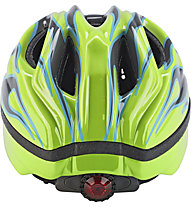KED MEGGY II TREND - casco bici - bambino, Black/Green