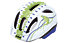 KED Meggy Rescue/Reptile - casco bici - bambino, White/Green/Blue