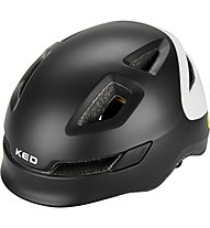 KED Pop - casco bici - bambino, Black/White