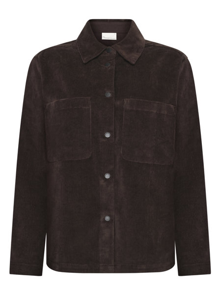 Knowledge Cotton Corduroy Overshirt W - Langharm Hemd - Damen, Gr. M
