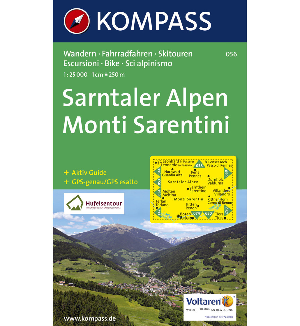 Kompass Karte Nr. 056 Sarntaler Alpen | Sportler.com