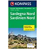Kompass Karte Nr.2497: Sardinien Nord 1:50.000 - 4 Karten im Set, 1:50.000