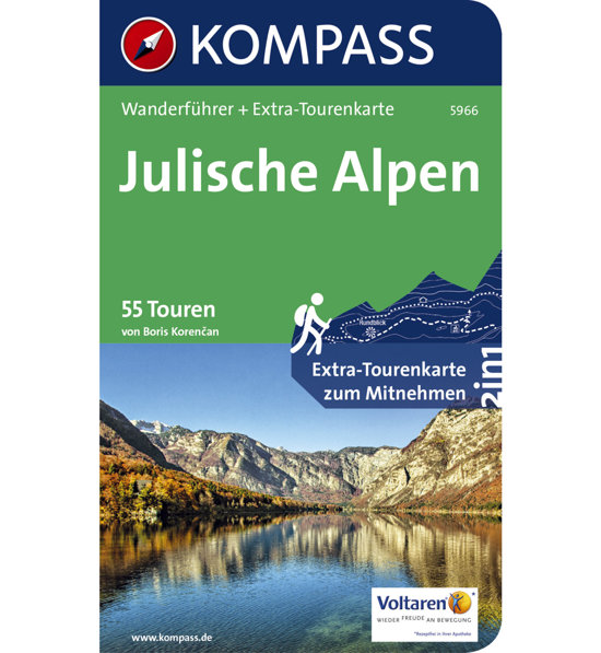 Kompass Map no. 5966 Julian Alps - 55 