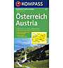Kompass Carta N.308: Austria - 1:300.000 Carta stradale, 1:300.000