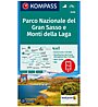 Kompass Carta N.2476: Parco Nazionale del Gran Sasso 1:50.000, 1:50.000 (4in1)