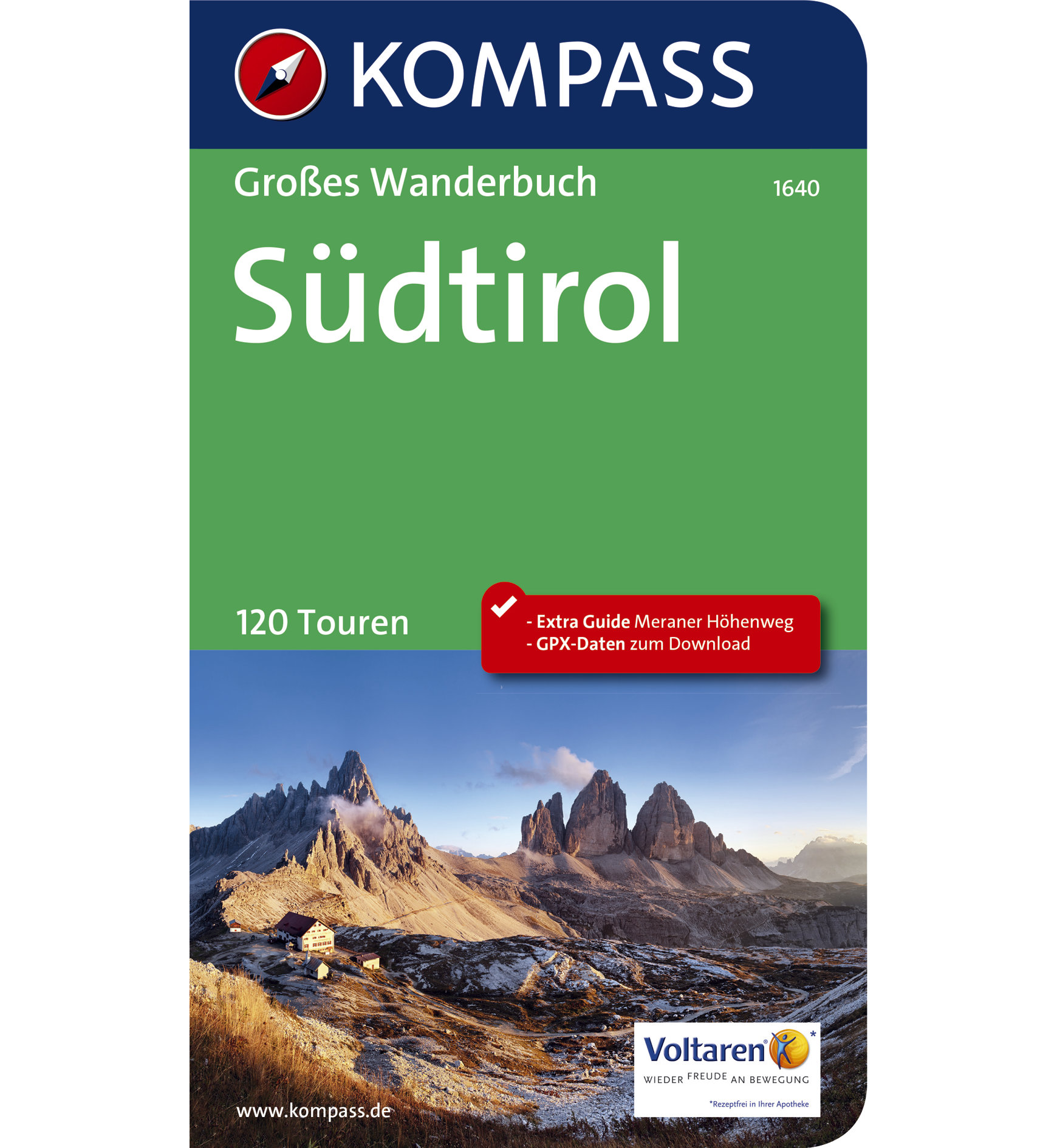Kompass Karte Nr. 1640 Südtirol - 120 Touren | Sportler.com