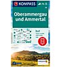 Kompass Karte Nr. 05 Oberammergau und Ammertal 1:35.000, 1:35.000