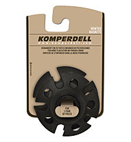Komperdell Ice-Flex Basket - rotelle per bastoncini, Black