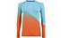 La Sportiva Artic - maglietta tecnica - uomo, Light Blue/Orange