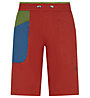 La Sportiva Bleauser - pantaloni corti arrampicata - uomo, Red/Blue/Green