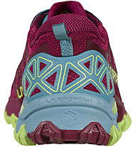 La Sportiva Bushido II - scarpa trail running - donna, Dark Pink/Light Green/Light Blue