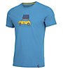 La Sportiva Cinquecento M - T-shirt - uomo, Light Blue/Blue/Yellow