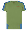 La Sportiva Compass M - T-Shirt trekking - uomo, Green/Light Blue/Red