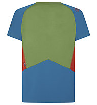 La Sportiva Compass M - Trekking-T-Shirt - Herren, Green/Light Blue/Red