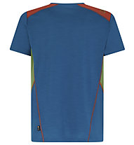 La Sportiva Embrace M - Wander-T-Shirt - Herren, Light Blue/Red/Green