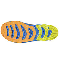 La Sportiva Helios III - scarpe trail running - uomo, Grey/Light Blue/Orange