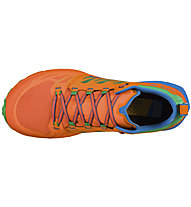 La Sportiva Jackal - scarpe trail running - uomo, Orange/Light Blue/Green