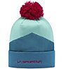 La Sportiva Knitty - Mütze, Light Blue/Turquise/Red