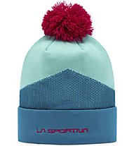 La Sportiva Knitty - Mütze, Light Blue/Turquise/Red