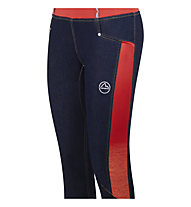 La Sportiva Mescalita P W - pantaloni lunghi arrampicata - donna, Dark Blue/Red