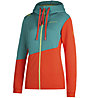 La Sportiva Method Hoody W - felpa in pile - donna, Orange/Green
