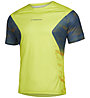 La Sportiva Pacer - T-shirt trail running - uomo, Light Green/Blue
