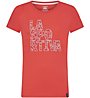 La Sportiva Pattern - T-shirt arrampicata - donna, Red/White/Azure