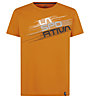 La Sportiva Stripe Evo M - T-Shirt arrampicata - uomo, Orange/Grey