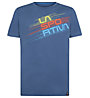 La Sportiva Stripe Evo M - T-Shirt arrampicata - uomo, Blue