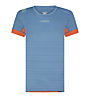 La Sportiva Sunfire T-Shirt - Funktionsshirt - Damen, Light Blue/Orange 