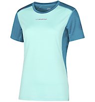 La Sportiva Sunfire W - T-shirt trail running - donna, Light Green/Light Blue