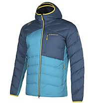 La Sportiva Titan Down - giacca in piuma - uomo, Blue/Light Blue/Yellow