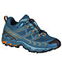 La Sportiva Ultra Raptor II Jr - scarpe trail running - bambino, Blue/Orange/Black