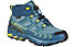 La Sportiva Ultra Raptor II Mid JR GTX - scarpe trekking - bambino, Light Blue/Yellow/Black