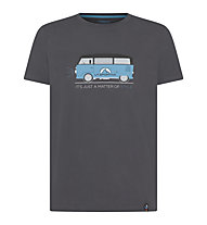La Sportiva Van - T-shirt arrampicata - uomo, Dark Grey/Light Blue