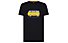 La Sportiva Van T-Shirt Herren Klettershirt kurz, Black/Yellow
