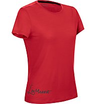 LaMunt Alexandra Logo - T-shirt - Damen, Light Red 