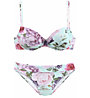 Lascana Bugel W - Bikini - Damen , Light Blue/Pink