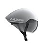 Lazer Victor KinetiCore - casco da bici con visiera, White/Grey