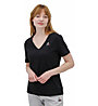 Le Coq Sportif Essential Col V N1 W - T-shirt - donna, Black