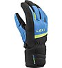 Leki Max Jr - guanti da sci - bambino, Black/Light Blue