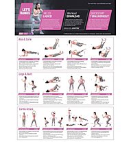 Letsbands Powerband Set Lady - elastici fitness, Pink