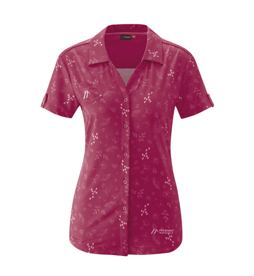 Maier Sports Lleyn W - camicia a maniche corte - donna. Taglia 50