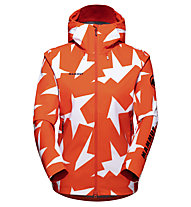 Mammut 160 Years SO Hooded W - giacca softshell - donna, Orange/White
