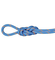 Mammut 8.7 Alpine Sender Dry Rope - corda singola/mezza/gemella, Light Blue/Orange