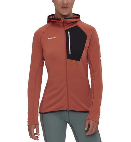 Mammut Aenergy Light ML Hooded W - felpa in pile - donna. Taglia S