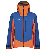 Mammut Nordwand Pro HS Hooded - giacca in GORE-TEX - uomo, Blue/Orange