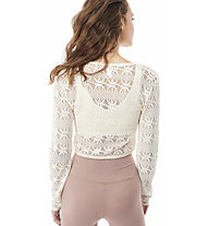 Mandala Crochet Wrap W - maglia manica lunga - donna, Beige