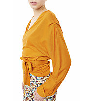 Mandala  French Yoga Wrap - maglia a maniche lunghe - donna, Orange